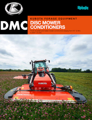 Cortadoras frontales - discos con condicionadores Kubota DMC8028R