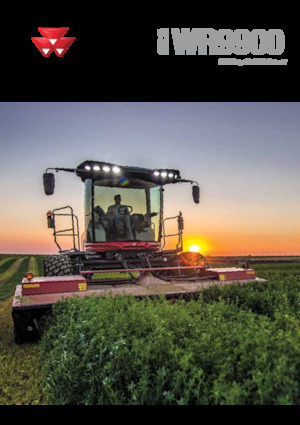 Cortadoras frontales - discos con condicionadores Massey Ferguson WR9960	