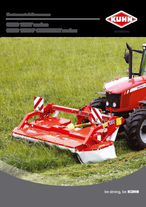 cortadoras frontales, discos sin acondirionadores Kuhn GMD 702 F