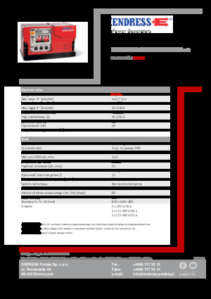 Grupos electrógenos, gasolina Endress ESE 1308 DBG ES ISO Duplex Silent
