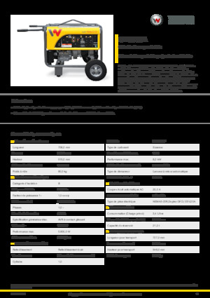 Grupos electrógenos, gasolina Wacker Neuson GP5600A