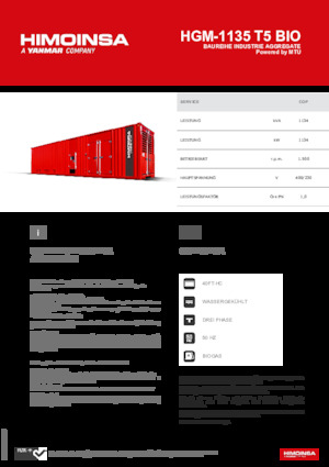 Grupos electrógenos, gasolina HIMOINSA HGM-1135 T5 BIO