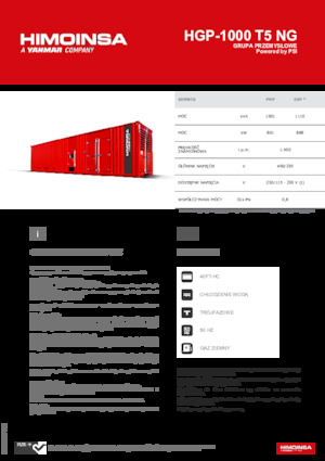 Grupos electrógenos, gasolina HIMOINSA HGP-1000 T5 NG