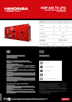 Grupos electrógenos, gasolina HIMOINSA HGP-545 T6 LPG