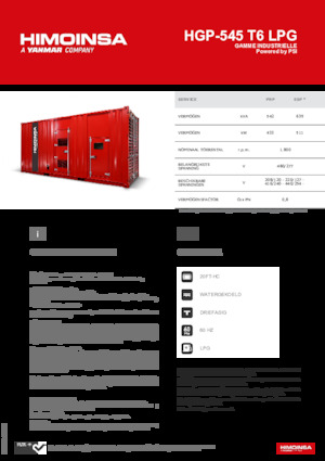 Grupos electrógenos, gasolina HIMOINSA HGP-545 T6 LPG
