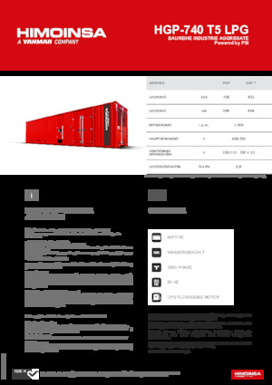 Grupos electrógenos, gasolina HIMOINSA HGP-740 T5 LPG