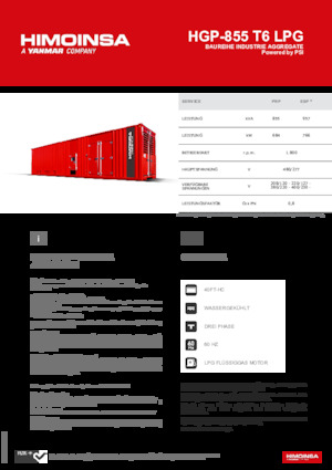 Grupos electrógenos, gasolina HIMOINSA HGP-855 T6 LPG