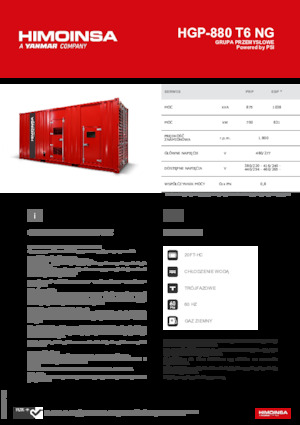 Grupos electrógenos, gasolina HIMOINSA HGP-880 T6 NG