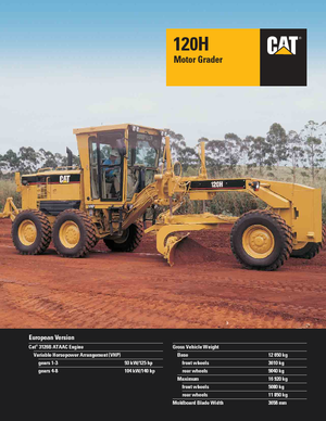 Motoniveladoras Caterpillar 120H