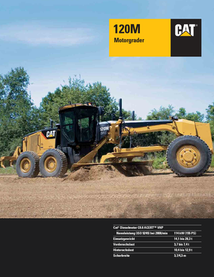 Motoniveladoras Caterpillar 120M2