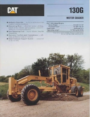 Motoniveladoras Caterpillar 130G