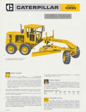 Motoniveladoras Caterpillar 130G