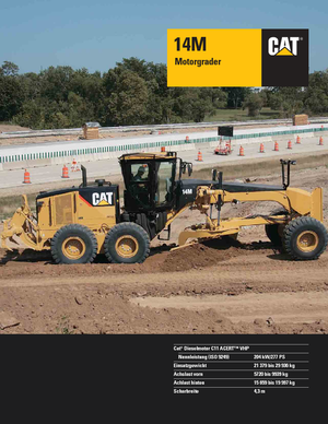 Motoniveladoras Caterpillar 14M