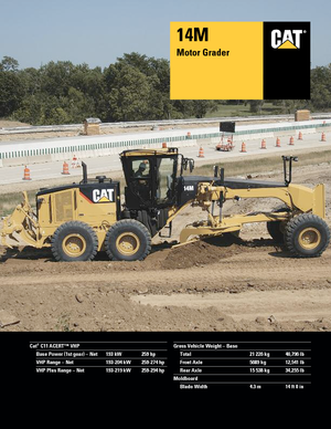 Motoniveladoras Caterpillar 14M