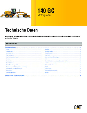 Motoniveladoras Caterpillar 140 GC AWD