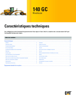 Motoniveladoras Caterpillar 140 GC AWD