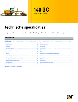 Motoniveladoras Caterpillar 140 GC AWD