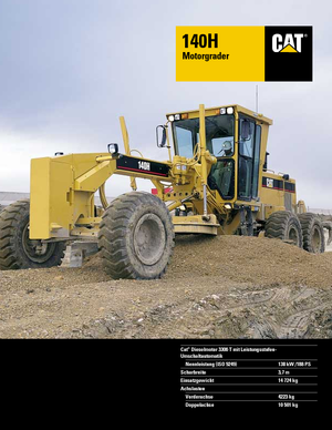 Motoniveladoras Caterpillar 140H