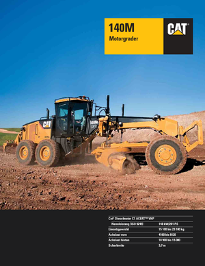 Motoniveladoras Caterpillar 140M