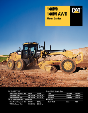 Motoniveladoras Caterpillar 140M