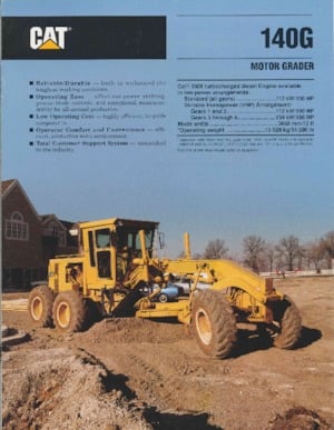 Motoniveladoras Caterpillar 140G
