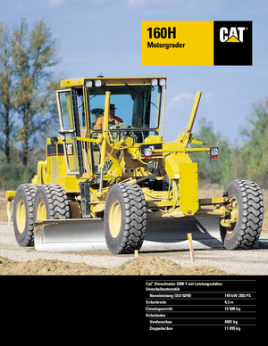 Motoniveladoras Caterpillar 160H