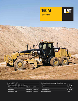 Motoniveladoras Caterpillar 160M