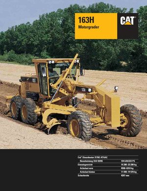 Motoniveladoras Caterpillar 163H