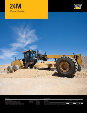 Motoniveladoras Caterpillar 24M