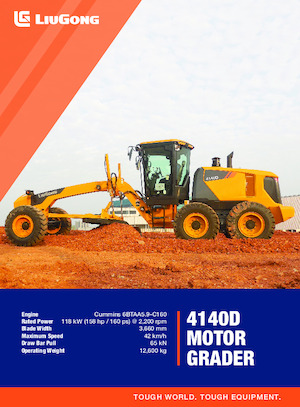 Motoniveladoras Liugong 4140D