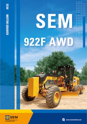 Motoniveladoras SEM 922F AWD