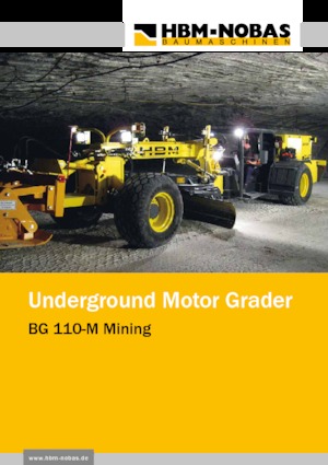Motoniveladoras HBM-NOBAS BG 110 M