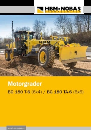 Motoniveladoras HBM-NOBAS BG 180 TA-6