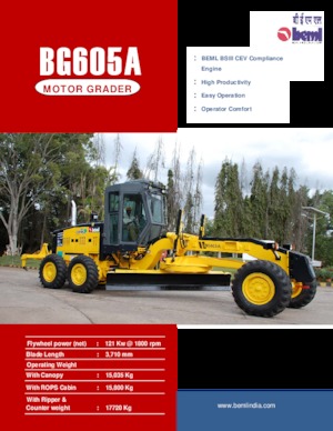 Motoniveladoras Beml BG605A