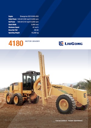 Motoniveladoras Liugong 4180(T3) 