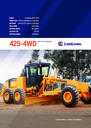 Motoniveladoras Liugong 425-4WD