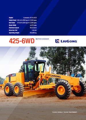 Motoniveladoras Liugong 425II-6WD 