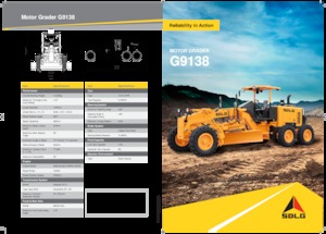 Motoniveladoras SDLG G9138