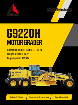 Motoniveladoras SDLG G9220H