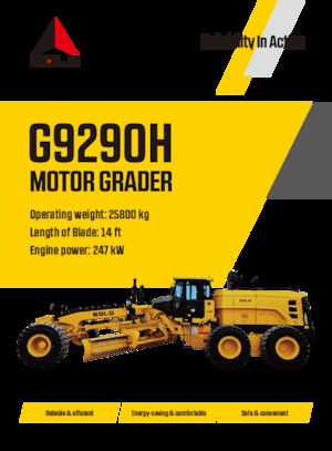 Motoniveladoras SDLG G9290H