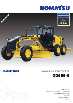 Motoniveladoras Komatsu GD555-5