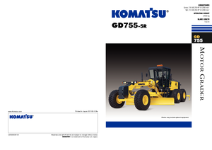 Motoniveladoras Komatsu GD755-5 R