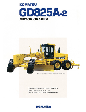 Motoniveladoras Komatsu GD825-2 A