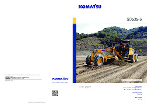 Motoniveladoras Komatsu GD535-6