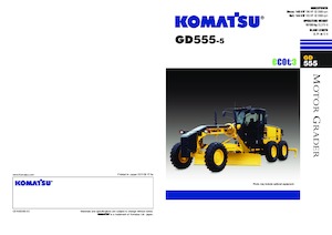 Motoniveladoras Komatsu GD555-5
