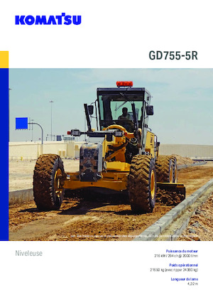 Motoniveladoras Komatsu GD555-5