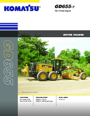 Motoniveladoras Komatsu GD655-7