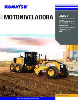 Motoniveladoras Komatsu GD705-5