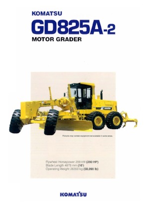 Motoniveladoras Komatsu GD825A-2