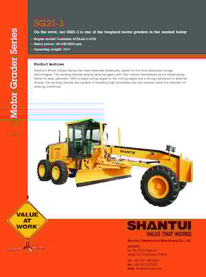 Motoniveladoras Shantui SG21-3